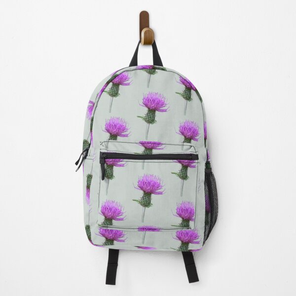 Item preview, Pink Thistle Flower in Bloom - Spikey flower - Native flower, Botanical Flower designed and sold by EveryDayDabble.