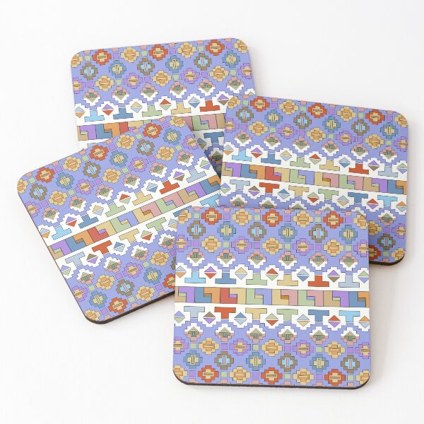 Item preview, Ndebele Style African Tribal Art Pattern designed and sold by worldways.