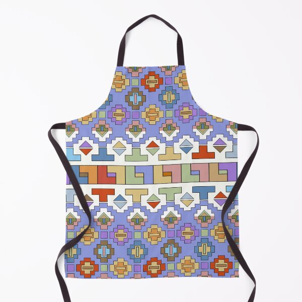 Item preview, Ndebele Style African Tribal Art Pattern designed and sold by worldways.