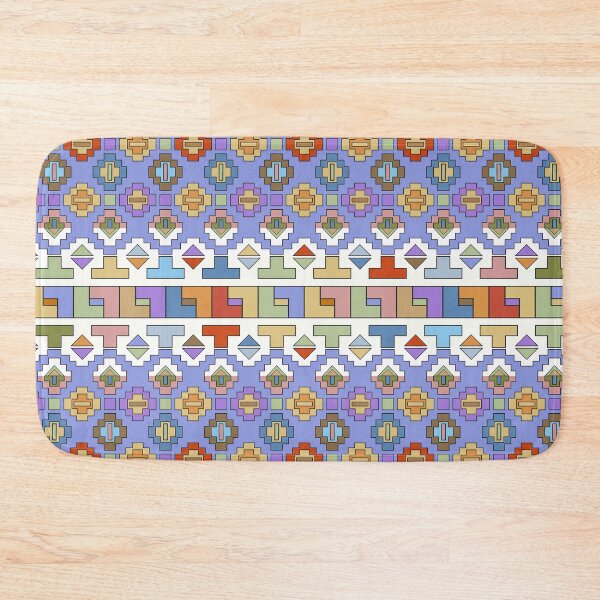 Item preview, Ndebele Style African Tribal Art Pattern designed and sold by worldways.