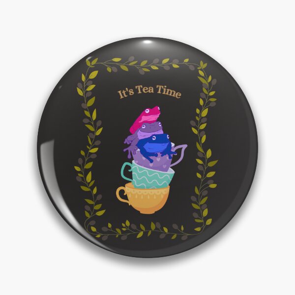 Item preview, It's Tea Time Cute Froggy Design designed and sold by PancakeToad.
