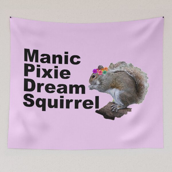 Item preview, Manic Pixie Dream Squirrel  designed and sold by StormysSeas.
