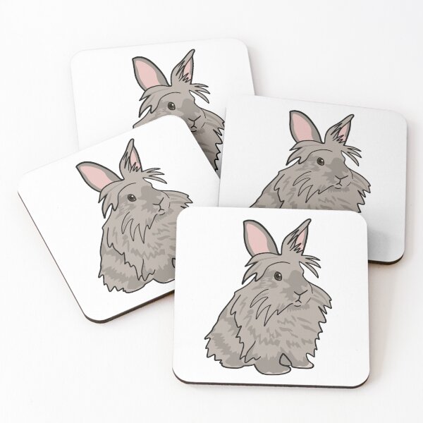 Item preview, Grey Lionhead rabbit designed and sold by bashfulbunnies.