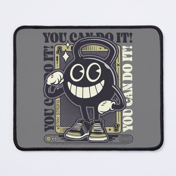 Item preview, Stay Strong - Fitness Motivational Cartoon designed and sold by studiomsix.