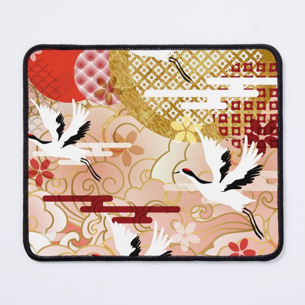 Item preview, traditional classical auspicious colorful cloud  crane  designed and sold by UnaWu533.