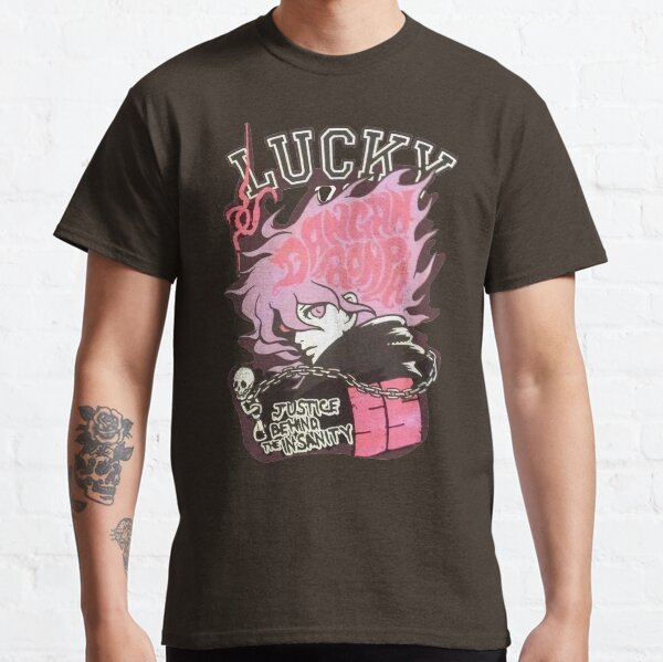 Danganronpa 2: Ultimate Lucky Nagito Komaeda Pink (Danganronpa 2: Goodbye Despair) Camiseta clásica