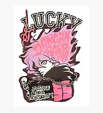 Danganronpa 2: Ultimate Lucky Nagito Komaeda Pink (Danganronpa 2: Goodbye Despair) Photographic Print