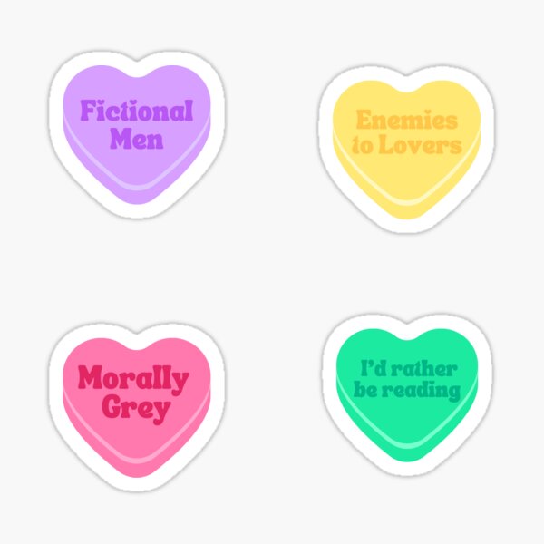 FUNOMOCYA 2 Rolls Label Conversation Heart Stickers