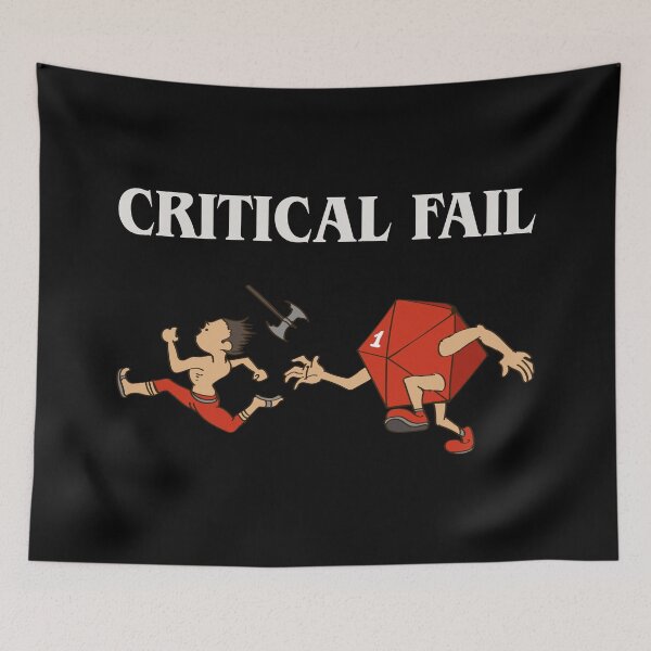Item preview, Critical Fail Running from D20 Dice Tabletop RPG designed and sold by pixeptional.