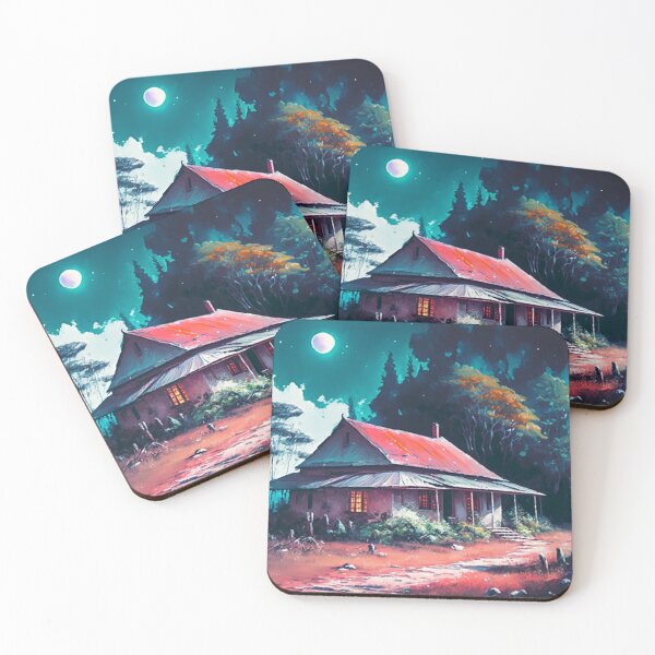 Item preview, Moonlit Cozy Cabin 3 designed and sold by MCMaricopaAZ.