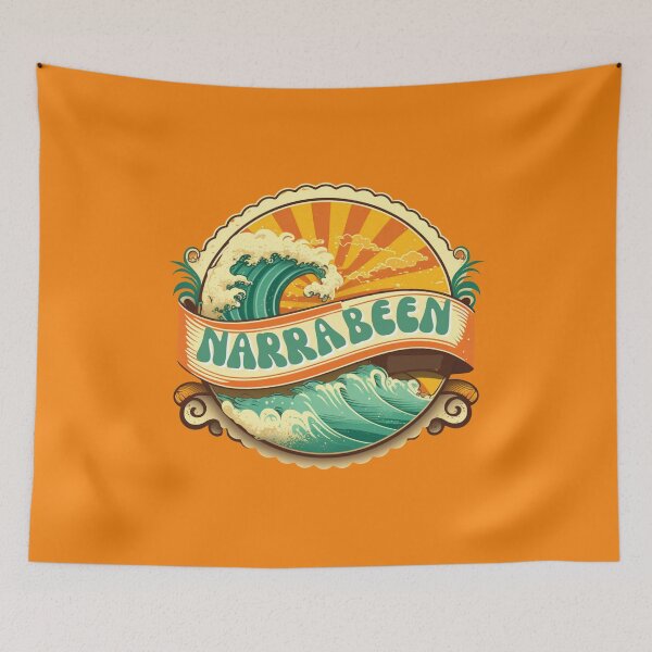 Item preview, Narrabeen Beach Retro designed and sold by Fallowfields.