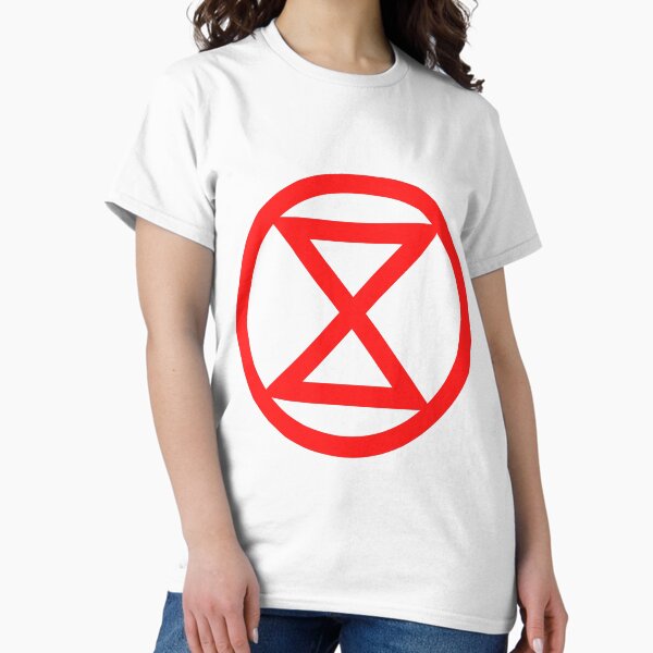 Item preview, Extinction Rebellion logo red designed and sold by Ecorevolution.