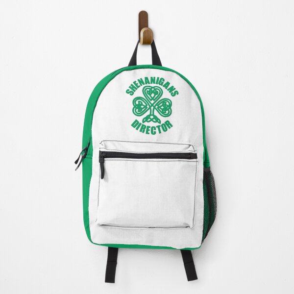 Item preview, Shenanigans Director with Celtic Shamrock Green on White designed and sold by Gsallicat.