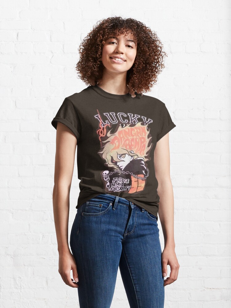 Alternate view of Danganronpa 2: Ultimate Lucky Nagito Komaeda Orange (Danganronpa 2: Goodbye Despair) Classic T-Shirt