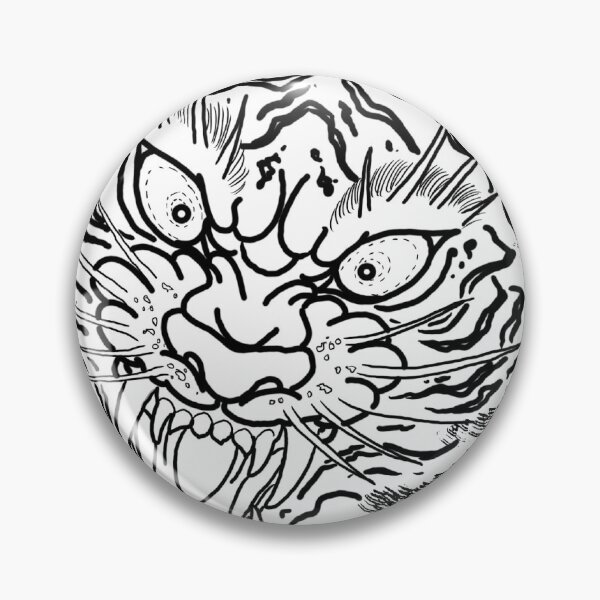 Item preview, Neo Traditional Tiger B&W designed and sold by ArtByNCR.