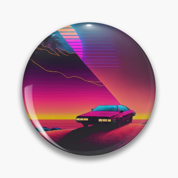 Item preview, Pyramid Pursuit: A Synthwave Desert Cruise designed and sold by Mullet Monkey.
