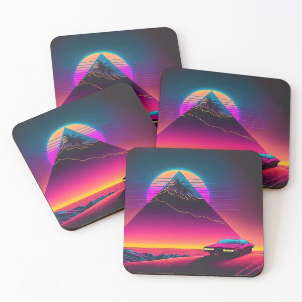 Item preview, Pyramid Pursuit: A Synthwave Desert Cruise designed and sold by Mullet Monkey.