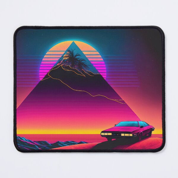 Item preview, Pyramid Pursuit: A Synthwave Desert Cruise designed and sold by Mullet Monkey.