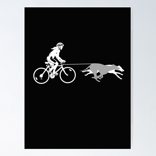 Item preview, Female Hound 2 Dog Bikejor designed and sold by DoggoWisdoms.