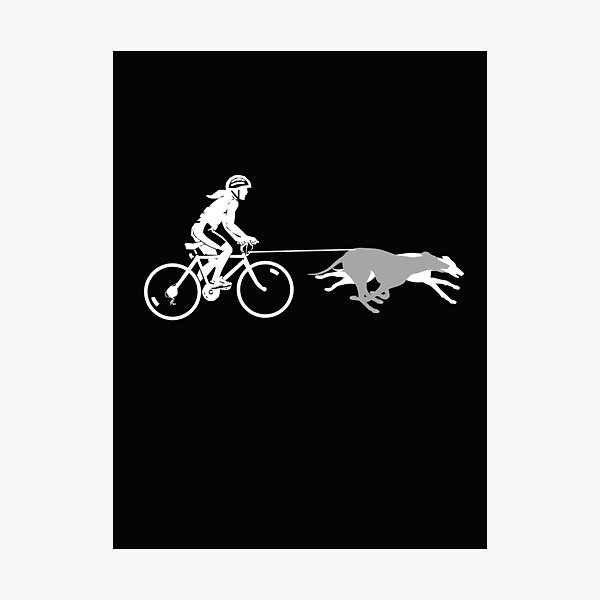 Item preview, Female Hound 2 Dog Bikejor designed and sold by DoggoWisdoms.