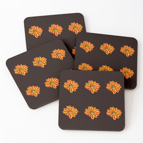 Item preview, Gazania single flower in bloom, vibrant orange and yellow real flower designed and sold by EveryDayDabble.