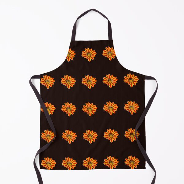 Item preview, Gazania single flower in bloom, vibrant orange and yellow real flower designed and sold by EveryDayDabble.