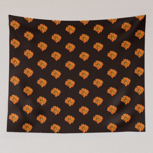 Item preview, Gazania single flower in bloom, vibrant orange and yellow real flower designed and sold by EveryDayDabble.