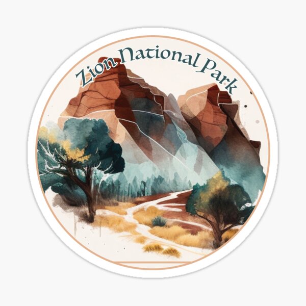 Vista previa del artículo con la obra «Colección Geométrica del Parque Nacional Zion», diseñado y vendido por PikoApparel.