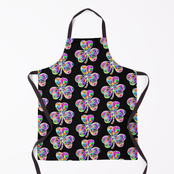 Item preview, Lucky Stain Glass Rainbow Irish Clover designed and sold by Deborah Camp.