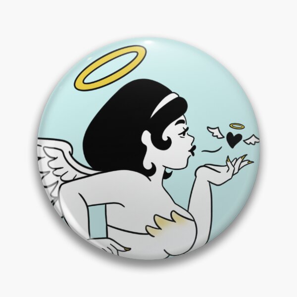 Artikelvorschau, Engel-Pin-Up entworfen und verkauft von xeferinks.