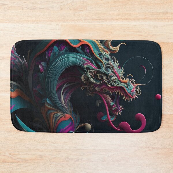 Item preview, Neon - Abstract - Chinese Dragon - Digital Art Design designed and sold by TheHappyK.