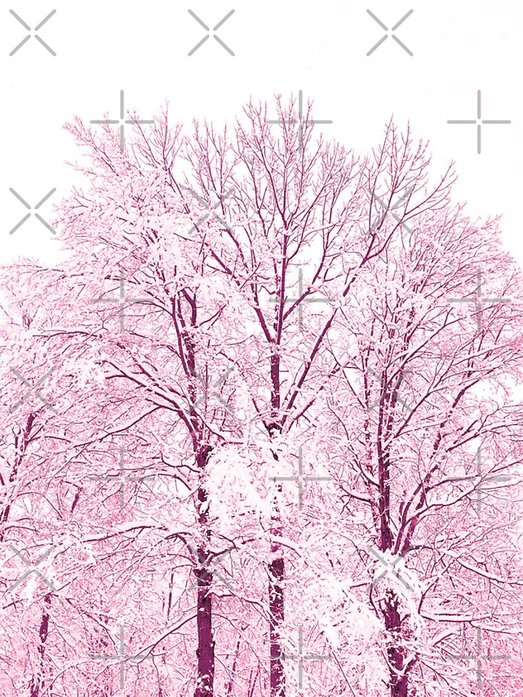 Thumbnail 4 of 4, iPhone Case, Dreamy Snowy Trees 3 designed and sold by OneDayArt.