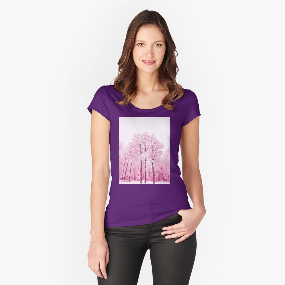 Item preview, Fitted Scoop T-Shirt designed and sold by OneDayArt.