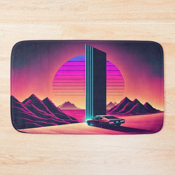 Item preview, Monolithic Momentum: A Synthwave Drive Through the Desert designed and sold by Mullet Monkey.