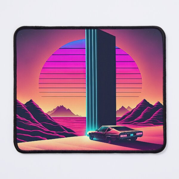 Item preview, Monolithic Momentum: A Synthwave Drive Through the Desert designed and sold by Mullet Monkey.