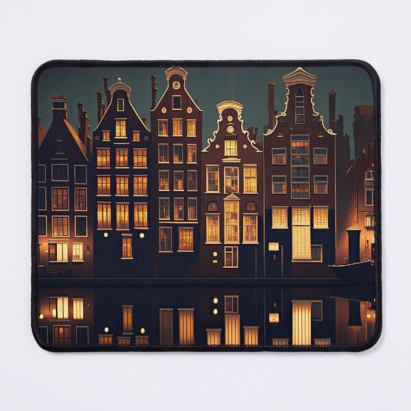 Item preview, Amsterdam illustration designed and sold by zaagor.