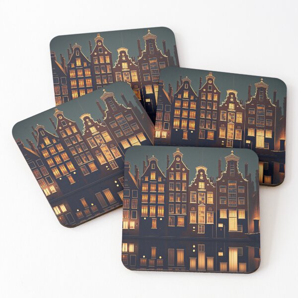 Item preview, Amsterdam illustration designed and sold by zaagor.