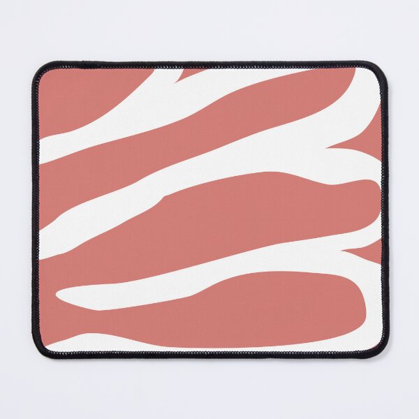 Item preview, Blush Pink And White Swirls And Swishes Abstract designed and sold by burbankdesigns.