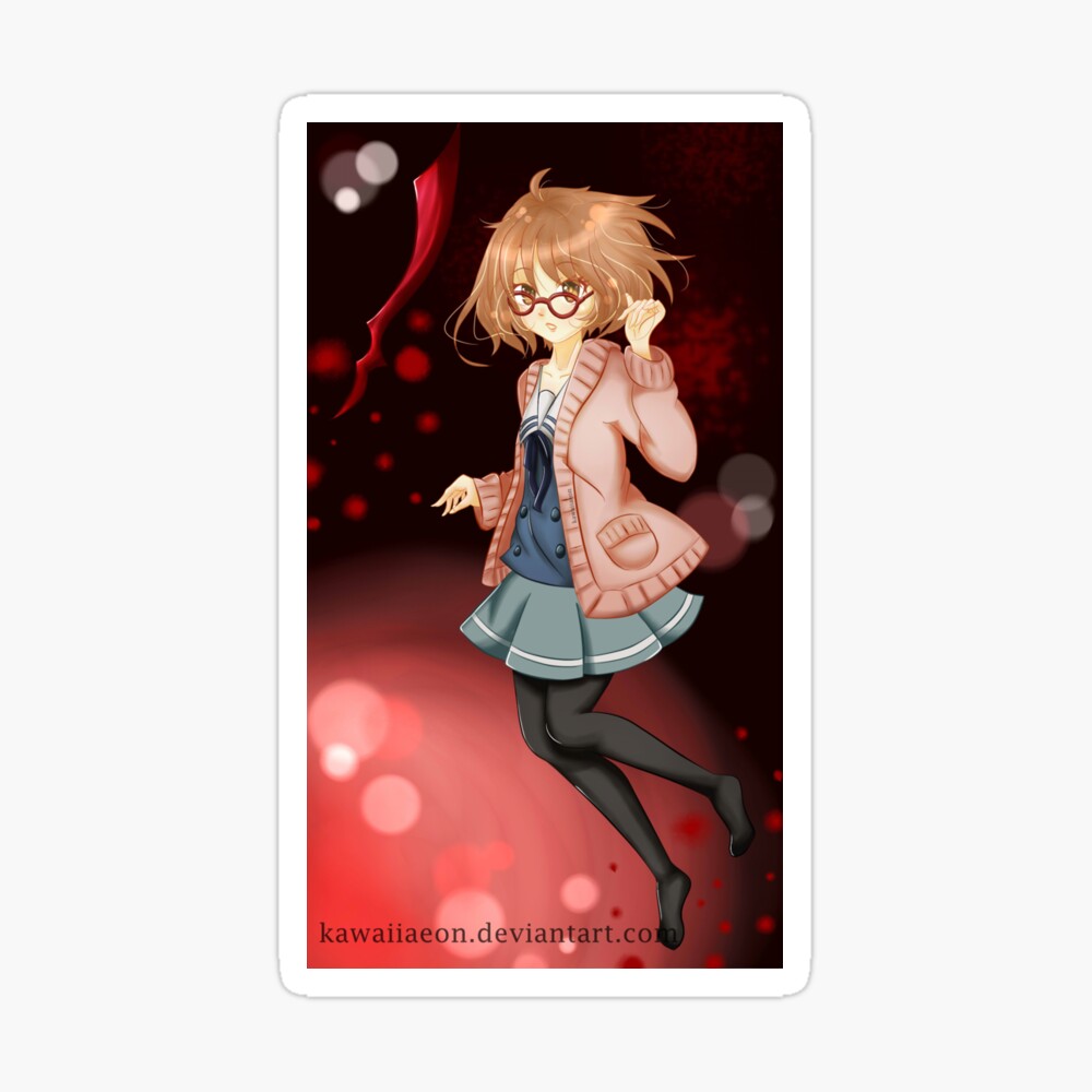 Mirai Kuriyama Bunny - Kyoukai no Kanata Sticker for Sale by Awesomedeer