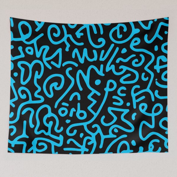 Item preview, Memphis Pattern Colorful Doodle designed and sold by Timegraf.