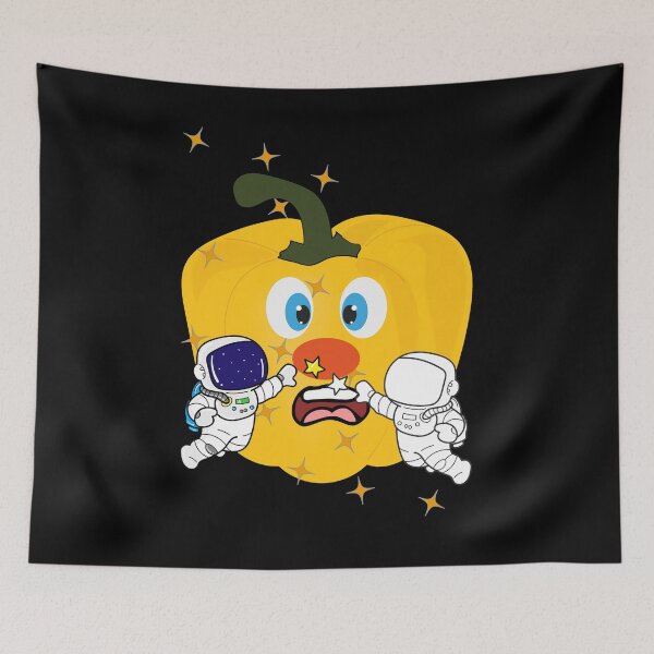 Item preview, Astronauts and a Sweet Pepper in Space designed and sold by Rachel July.