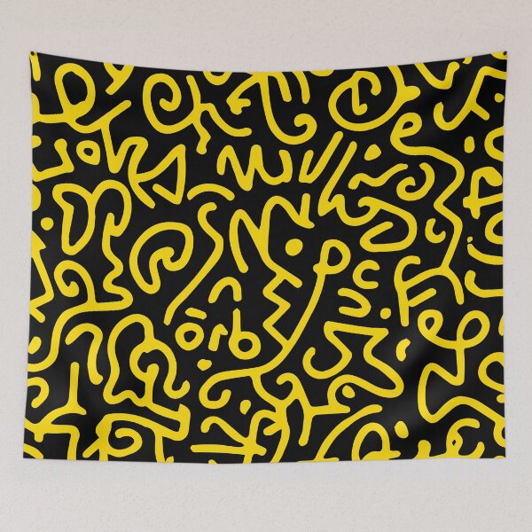 Item preview, Memphis Pattern Colorful Doodle designed and sold by Timegraf.