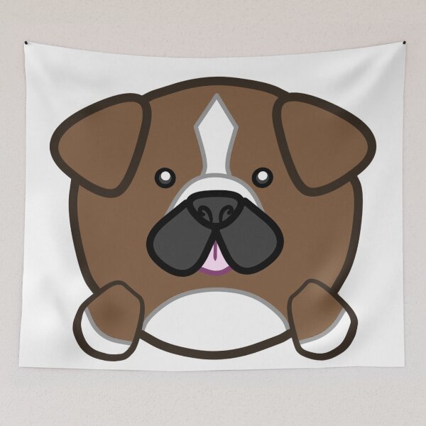 Item preview, Round Boi (Boxer) designed and sold by TheLooneyChick.