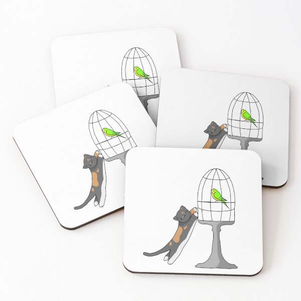 Item preview, Cat Wanting to play with the Bird designed and sold by NekoMochiXD.