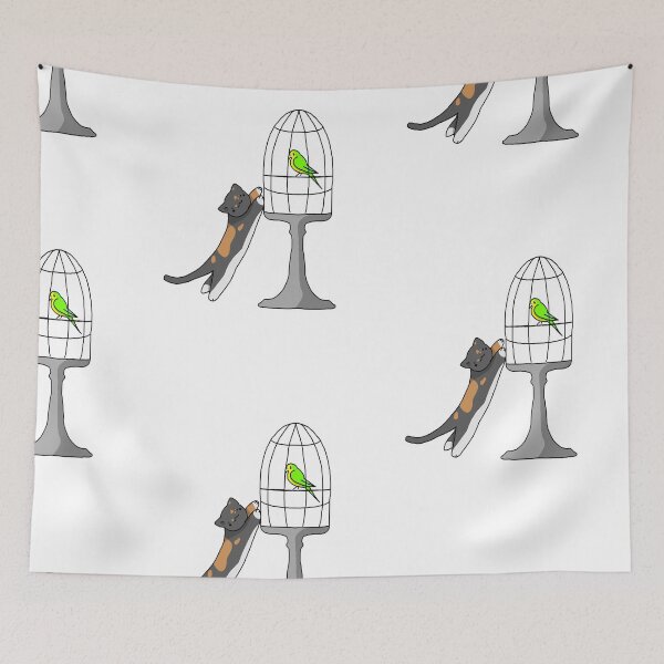 Item preview, Cat Wanting to play with the Bird designed and sold by NekoMochiXD.