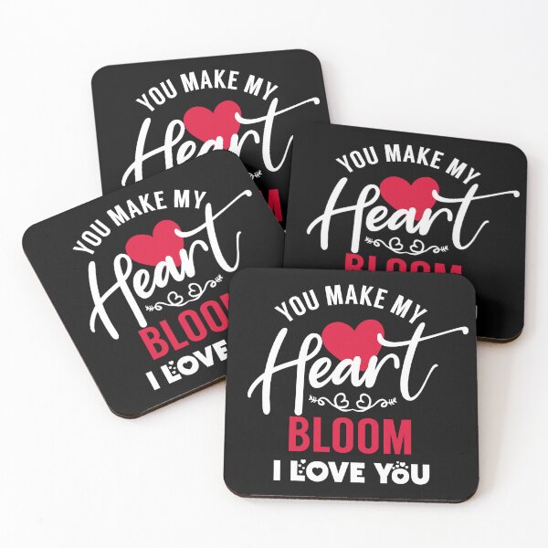 Item preview, You Make My Heart Bloom  - Cute  Valentine's Day Design for Couples by FanityPrints designed and sold by FanityPrints.