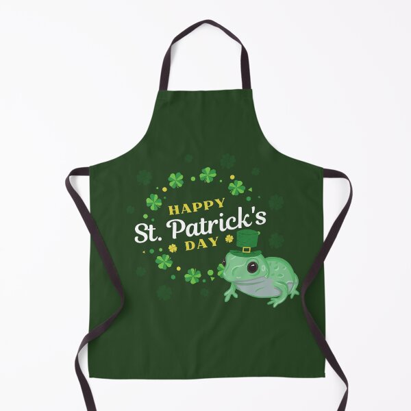 Item preview, Happy St. Patrick's Day Frog designed and sold by RoserinArt.