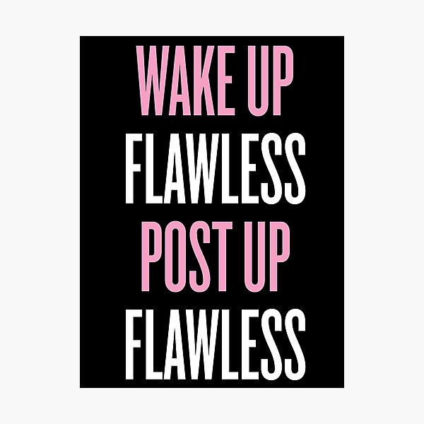 ***Flawless Photographic Print