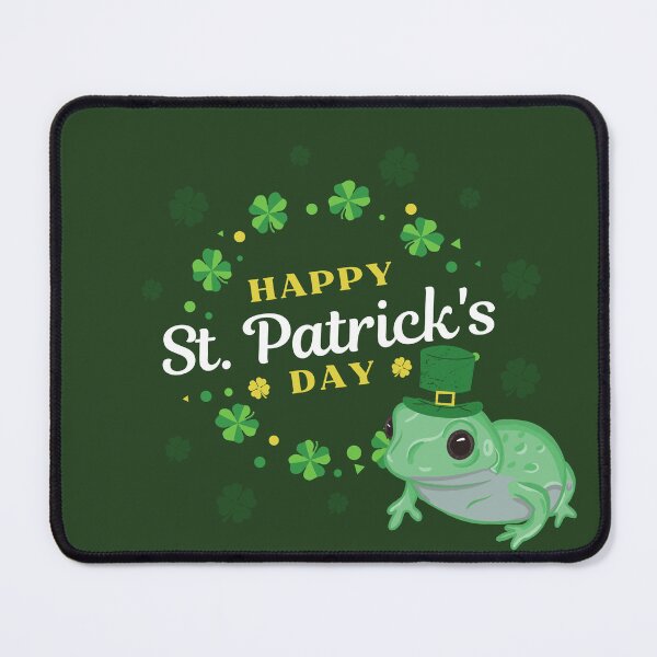 Item preview, Happy St. Patrick's Day Frog designed and sold by RoserinArt.