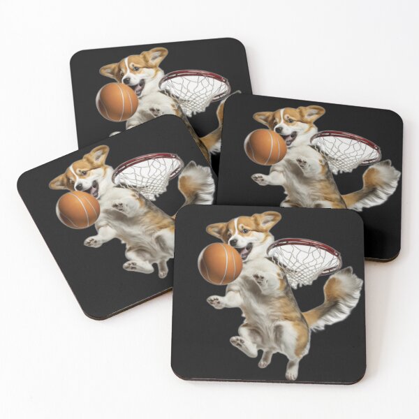 Item preview, Corgi puppy Corgi Basketball for Pet Lovers  designed and sold by jounior ⭐⭐⭐⭐⭐.
